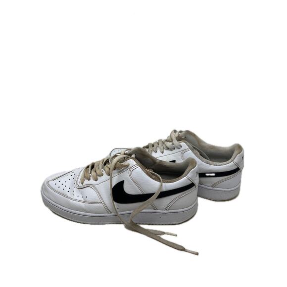 Nike Court Vision Low Next Nature White Black Mens 9.5 - Picture 2 of 7
